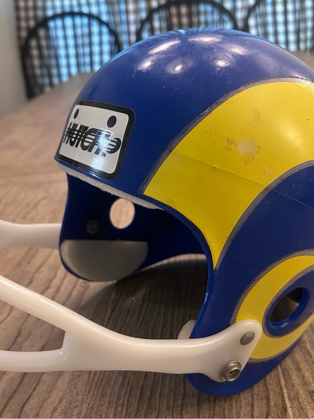 Los Angeles Rams Vintage Football Helmet